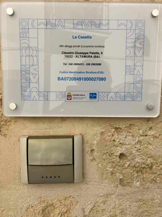 La Casetta Altamura Eksteriør bilde